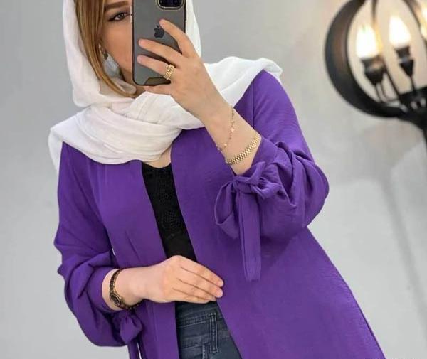 عکس مدل مانتو ابروبادی جلو باز دخترانه