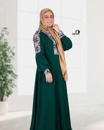عکس مدل مانتو نخی عبایی جلو باز