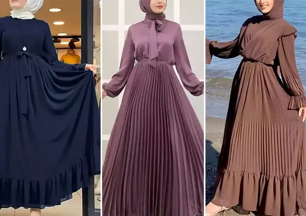 عکس مدل مانتو بلند کلوش شیک