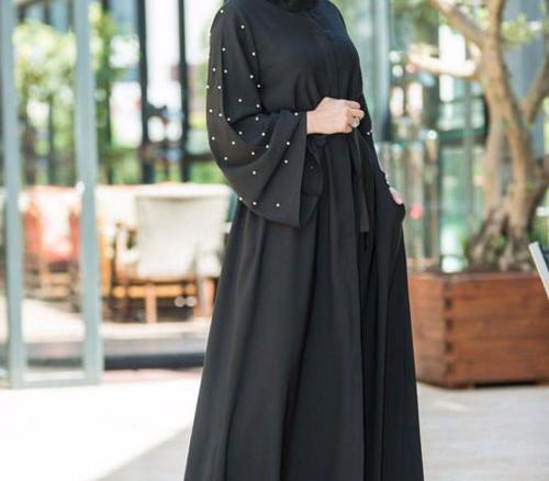 عکس مدل مانتو بلند کلوش مجلسی