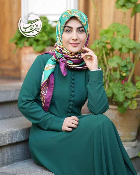 عکس مدل مانتو بلند کرپ الیزه