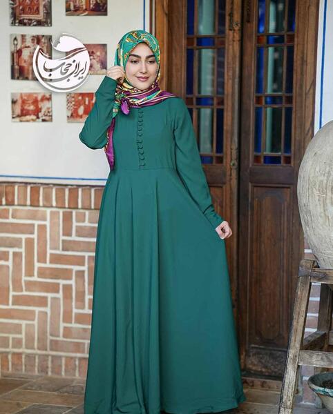 عکس مدل مانتو بلند کرپ الیزه