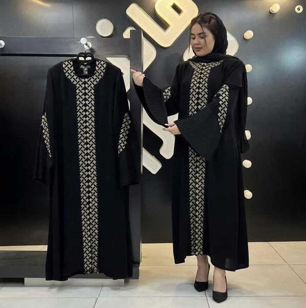 عکس مدل مانتو بلند کرپ کش