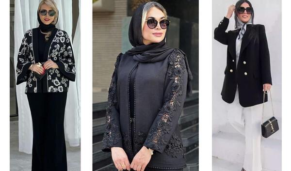 عکس مدل مانتو بلند کتی مجلسی