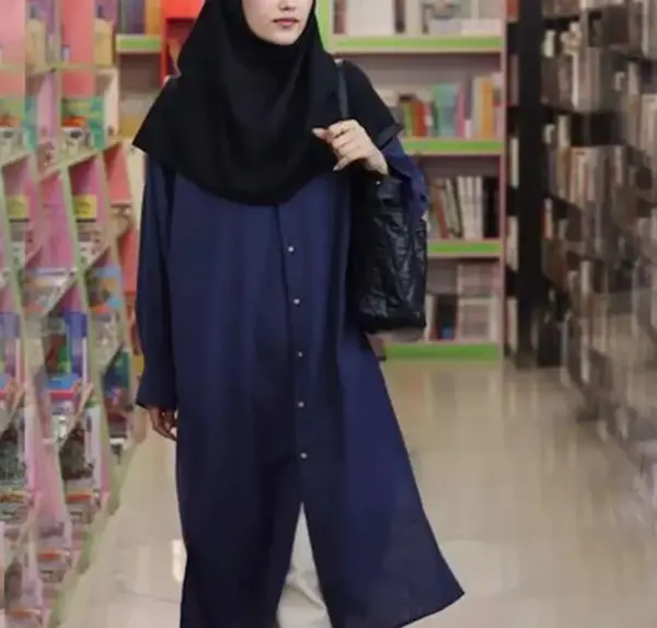 عکس مدل مانتو بلند گشاد زنانه
