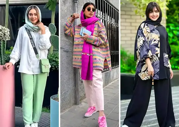 عکس مدل مانتو بلند گشاد زنانه