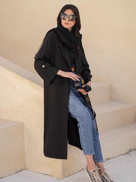 عکس مدل مانتو بلند لینن