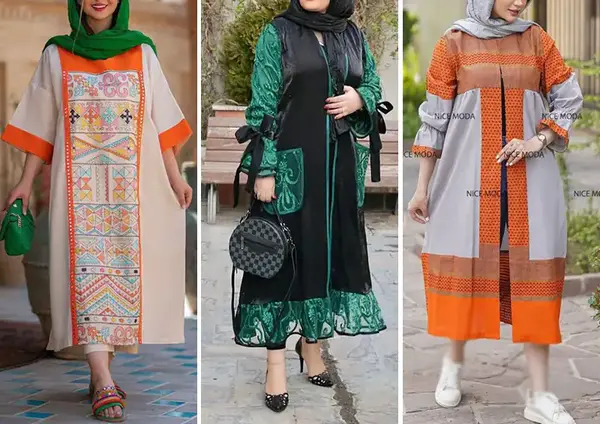 عکس مدل مانتو بلند و مجلسی شیک