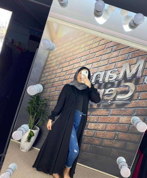 عکس مدل مانتو بلند کلوش حریر