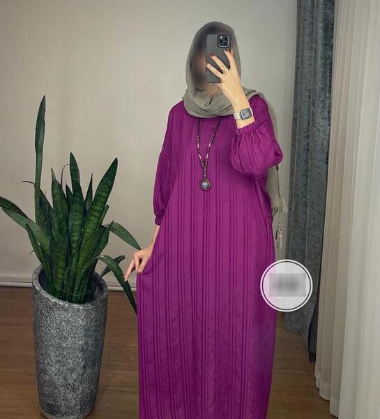عکس مدل مانتو بلند جلو بسته تابستانی