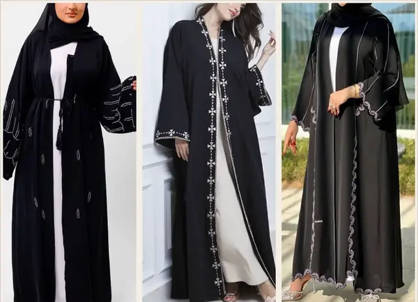عکس جدیدترین مدل مانتو مشکی بلند برای محرم