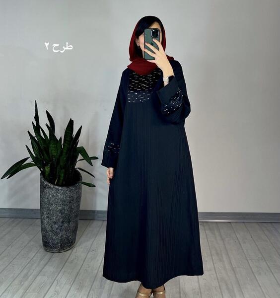عکس مدل مانتو بلند مشکی زنانه