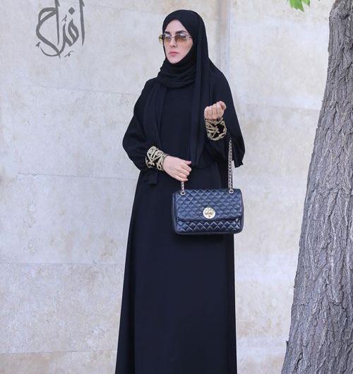 عکس مدل مانتو بلند لبنانی شیک