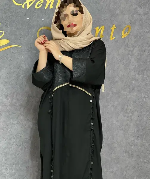 عکس مدل مانتو کرپ بلند مجلسی شیک