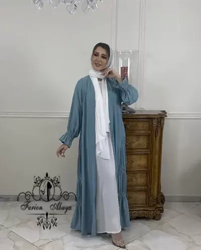 عکس مدل مانتو بلند عربی دخترانه