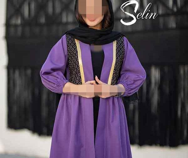 عکس مدل مانتو دامنی عروسکی بلند