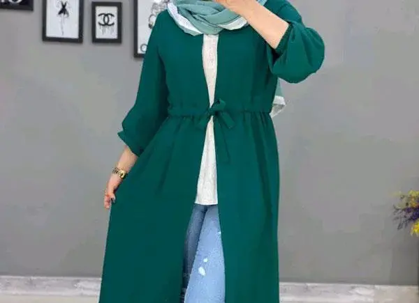 عکس مدل مانتو عروسکی ابروبادی بلند