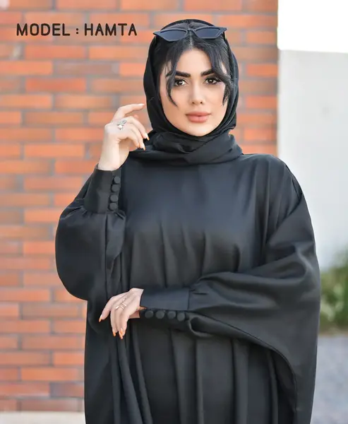 عکس مدل مانتو بلند عبایی مجلسی
