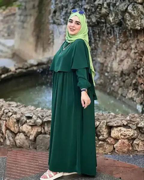 عکس مدل مانتو بلند عبایی زنانه