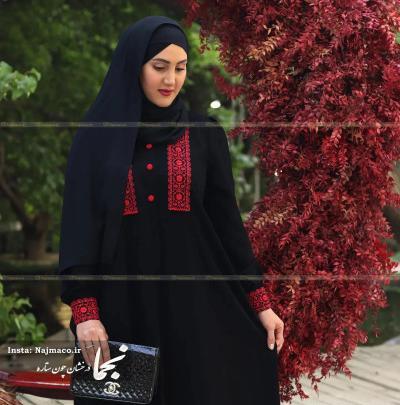 عکس مدل مانتو بلند عبایی زنانه
