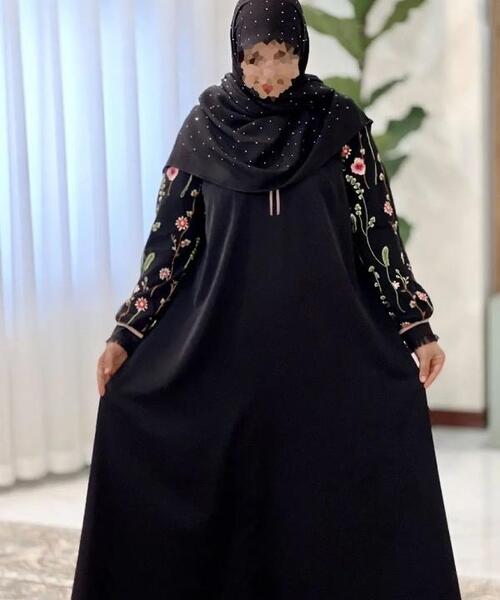 عکس مدل مانتو بلند عبایی دخترانه