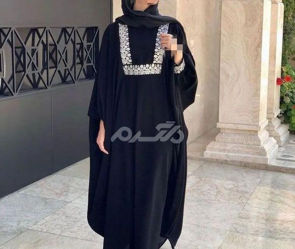 عکس جدیدترین مدل مانتو بلند عبایی