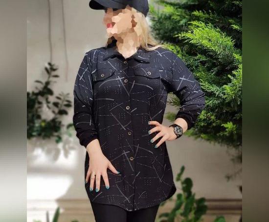 عکس مدل مانتو ابروبادی طرح دار بلند
