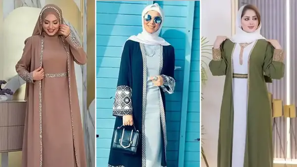 عکس مدل مانتو بلند شیک ساده