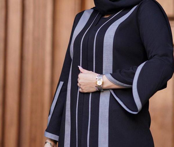 عکس مدل مانتو شیک و باکلاس بلند دکمه دار