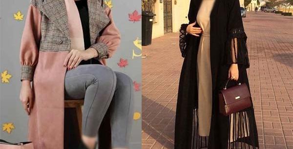 عکس مدل مانتو بلند شیک و باکلاس جلو بسته