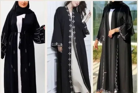 عکس مدل مانتو بلند زنانه مشکی