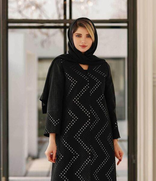 عکس مدل مانتو مجلسی بلند زنانه شیک