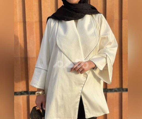 عکس مدل مانتو کتی بلند ژاکارد