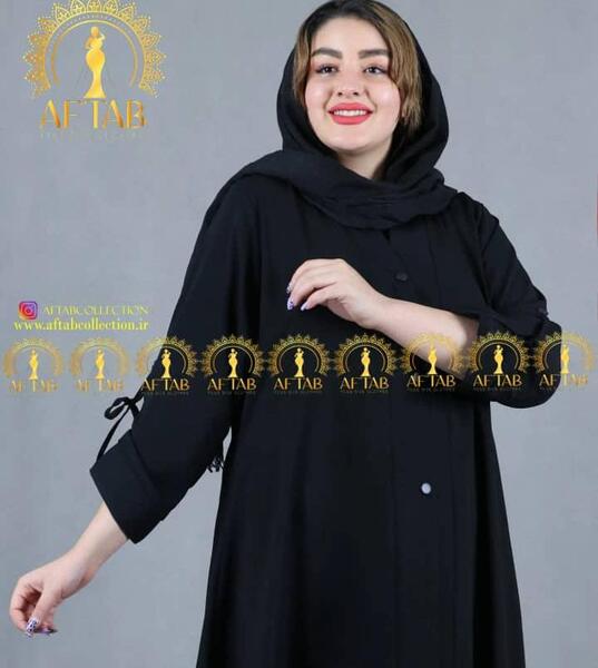 عکس مدل مانتو بلند کلوش زیبا