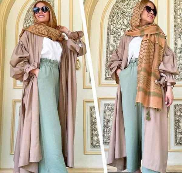 عکس مدل مانتو بلند و شیک زنانه