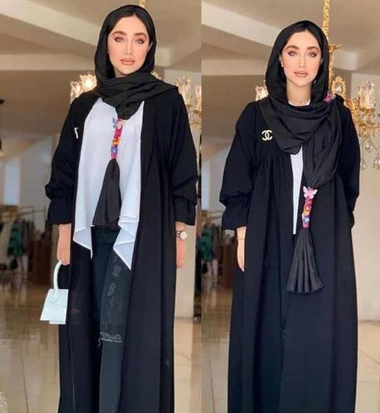 عکس مدل مانتو بلند شیک دخترانه جدید