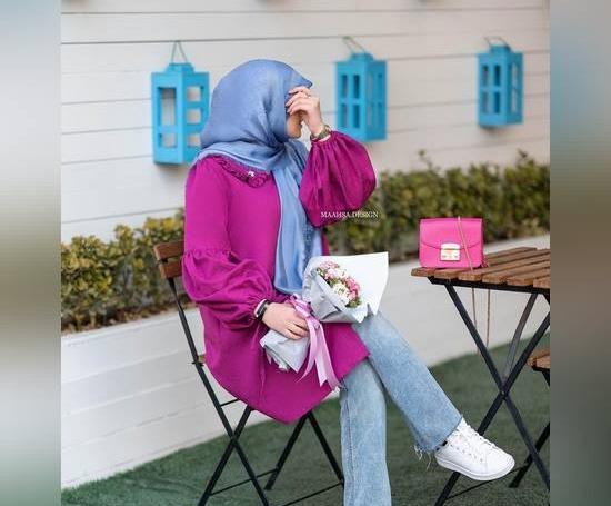 عکس مدل مانتو بلند حجاب اسلامی
