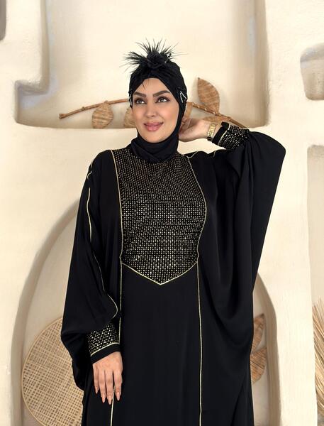 عکس مدل مانتو بلند با پارچه چادری