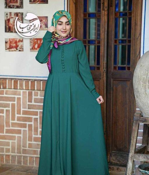 عکس مدل مانتو بلند با پارچه چادری