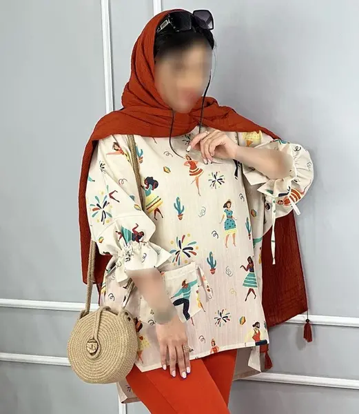عکس مدل مانتو چین دار بلند دخترانه