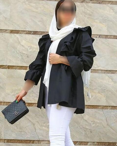 عکس مدل مانتو چین دار بلند دخترانه