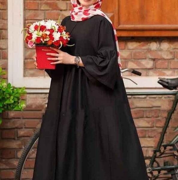 عکس مدل مانتو بلند چاکدار بغل جدید
