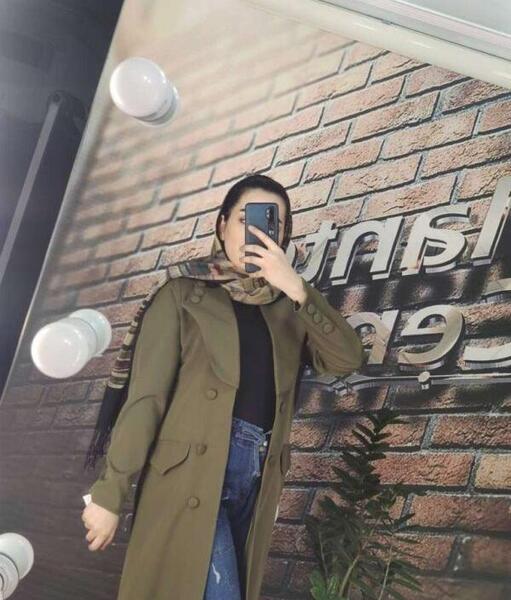 عکس مدل مانتو کتی بلند شیک جلو باز