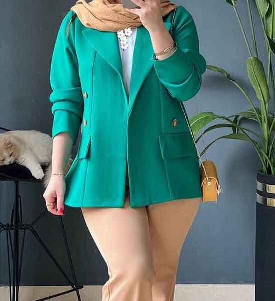 عکس مدل مانتو کتی بلند شیک جلو باز