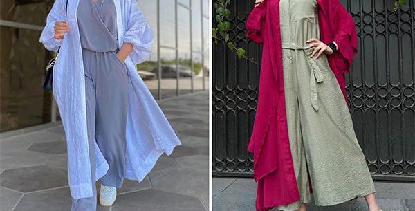 عکس مدل مانتو بلند تا مچ پا جدید