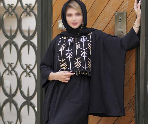 عکس مدل مانتو پایین کلوش بلند جدید