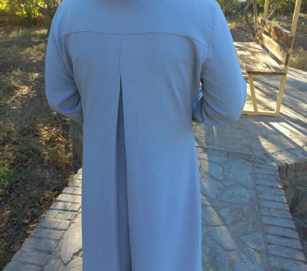 عکس مدل مانتو پشت پیله دار بلند