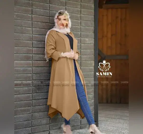 عکس مدل مانتو خفاشی استین مچی بلند