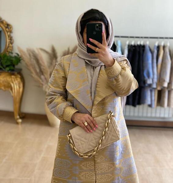 عکس مدل مانتو با استین مچی بلند
