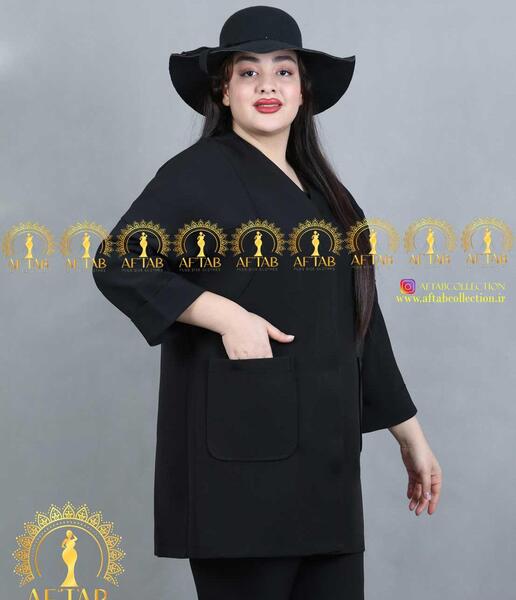 عکس مدل مانتو مشکی جدید مازراتی